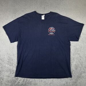 Vintage HIC Hawaiian Island Creations Surfing Men's Blue T-Shirt Size 2XL #1906